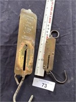 2 brass scales