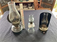 3 oil lamps