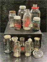13pc Vintage Jars & More