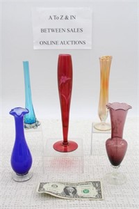 SELECTION OF (5) VASES