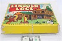 LINCOLN LOGS SET IN ORIGINAL BOX