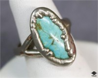Sz 4.5 Turquoise Ring
