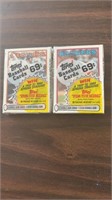 1988 Topps Baseball Cello Pack Lot Of 2