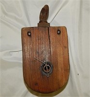 Vintage Wood Block & Tackle Pulley