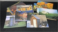 19 Vintage Sherman Hines Outhouse Postcards