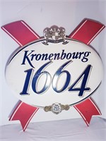 RESIN KRONENBERG BEER SIGN