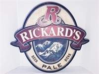 RICKARD'S RED PALE ALE BEER SIGN