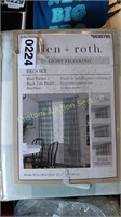 ALLEN+ROTH ROD POCKET BACK TAB PANEL 50IN X 96IN