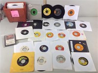 Vinyl record singles including the detergents,