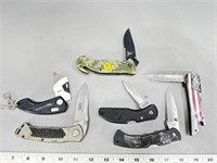 (6) miscellaneous pocket knives