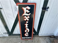 Exide Batteries Sign