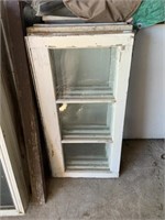 Antique 3 Pane Windows (17" x 35") /EACH