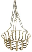 Vtg. Metal Decorative Hanging Fruit Basket