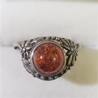 $100 Silver Gemstone Ring