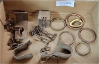 FLAT OF MISC. METAL ITEMS