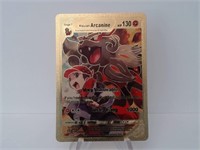 Pokemon Card Rare Gold Hisuian Arcanine