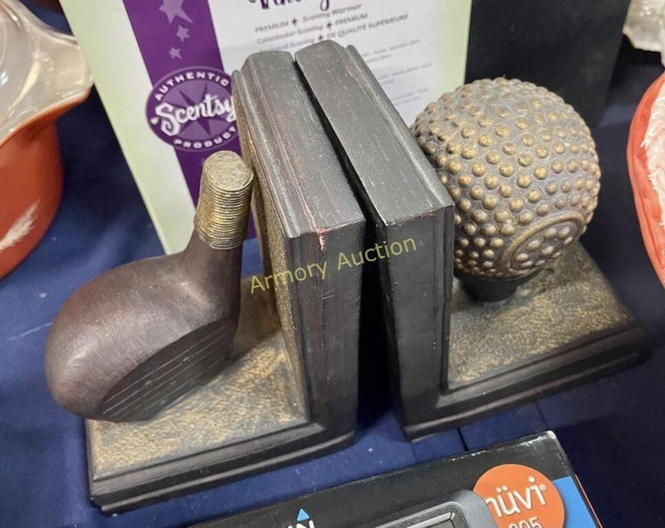 GOLF DECOR BOOKENDS