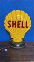 SHELL CLAM DOUBLE SIDED PERSPEX BOWSER GLOBE