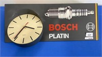 BOSCH PLATIN PERSPEX 3D ADVERTISING WALL CLOCK