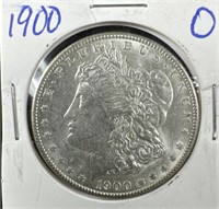 1900-O Silver Morgan Dollar AU