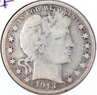 Coin 1913 Key Date Barber Half Dollar