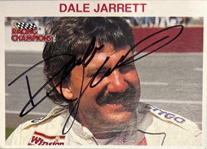 Dale Jarrett Signed Card with COA