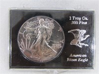 1 Troy Oz. .999 Fine American Silver Eagle