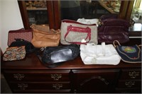 Lot of Assorted Ladies Purses & Handbags