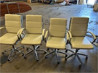 Alera White Fixed Arm Task Chairs