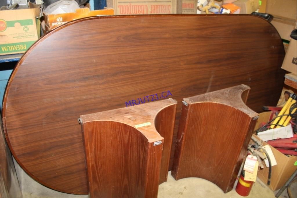 Wood Executive Boardroom Table - 4'x8'