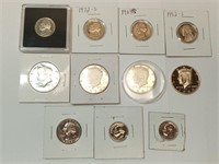 OF) (11) US proof coins