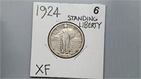 1924 Standing Liberty Quarter yw3006