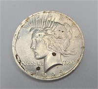 1923 US Peace Silver Dollar Coin