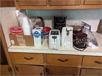 Can Opener, Coffee Maker, Toaster, Paper Goods, Sc