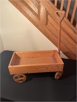 Wooden wagon, decorative