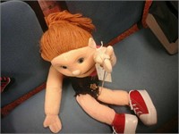 Female puppet doll