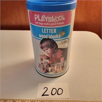 Playskool Wood Letter Blocks