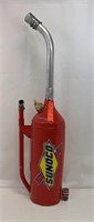 Large Sunoco Red Gas Can Man Cave Decor