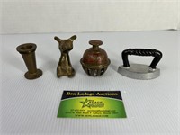 Brass Bell, Candle Holder, and More