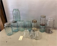 Assortment of Ball / Mason Jars