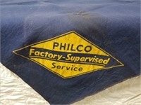 Philco Radio Advertising Table/Workbench Cover