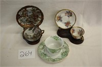 3 Tea Cup & Saucer Sets