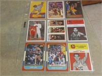 Lot of 9 Basketball Collector Cards
