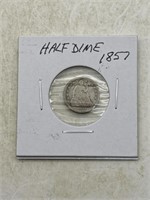(YZ) Silver 1857 Half Dime