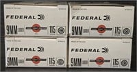 (200) Rounds of Federal 9mm Ammo #1