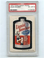 1973 Topps Wacky Liquid Bomber Psa