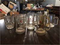 Beer mugs - Budweiser, Michelob