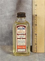 MILLER'S OIL BOTTLE