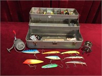 Vintage My Buddy Tackle Box w/ Contents