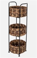 Seville Classics 3-Tier Storage Basket Tower $55